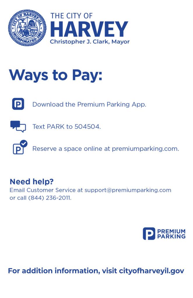 Parking Placard Back