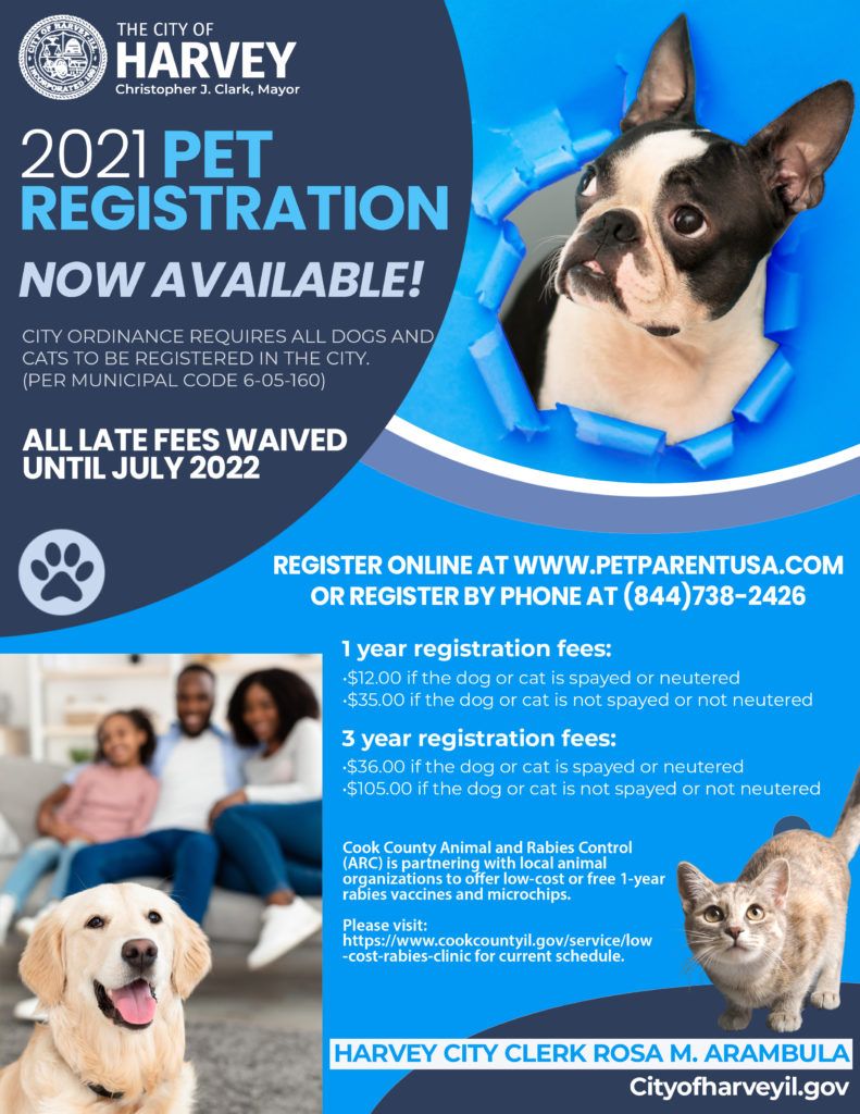 2021 PET REGISTRATION