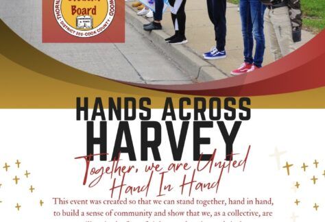 English Hands Across Harvey Flyer