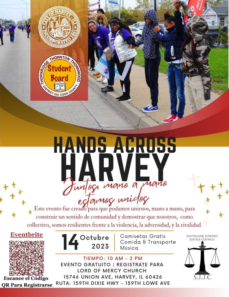 Spanish Hands Across Harvey Flyer 2023 final
